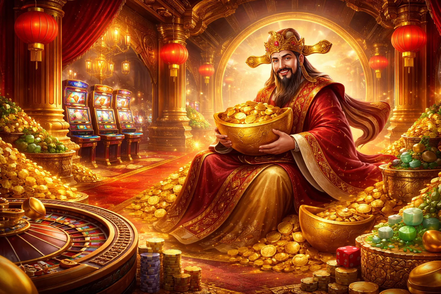Khoảnh khắc ăn mừng chiến thắng Jackpot